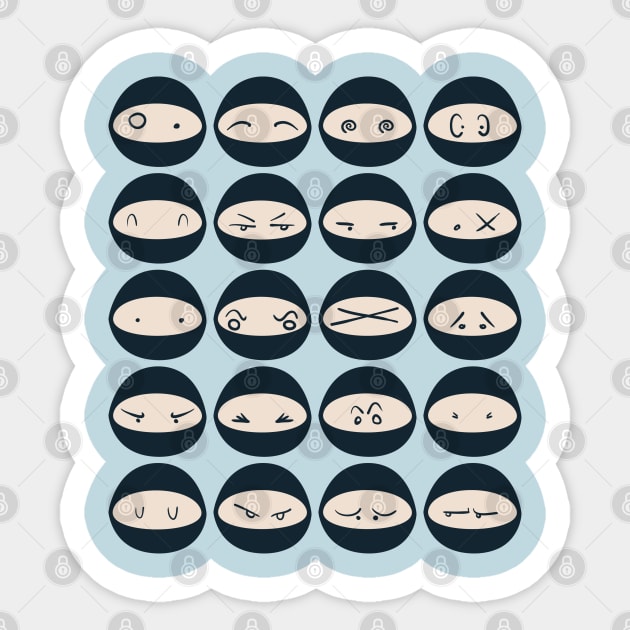Ninjas Sticker by DarkChoocoolat